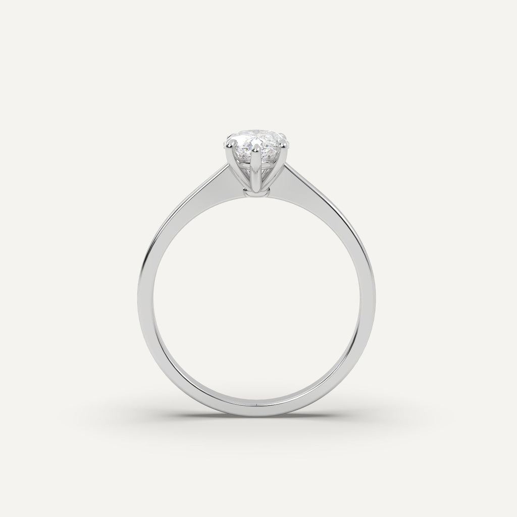 1 Carat Marquise Cut Engagement Ring In 950 Platinum