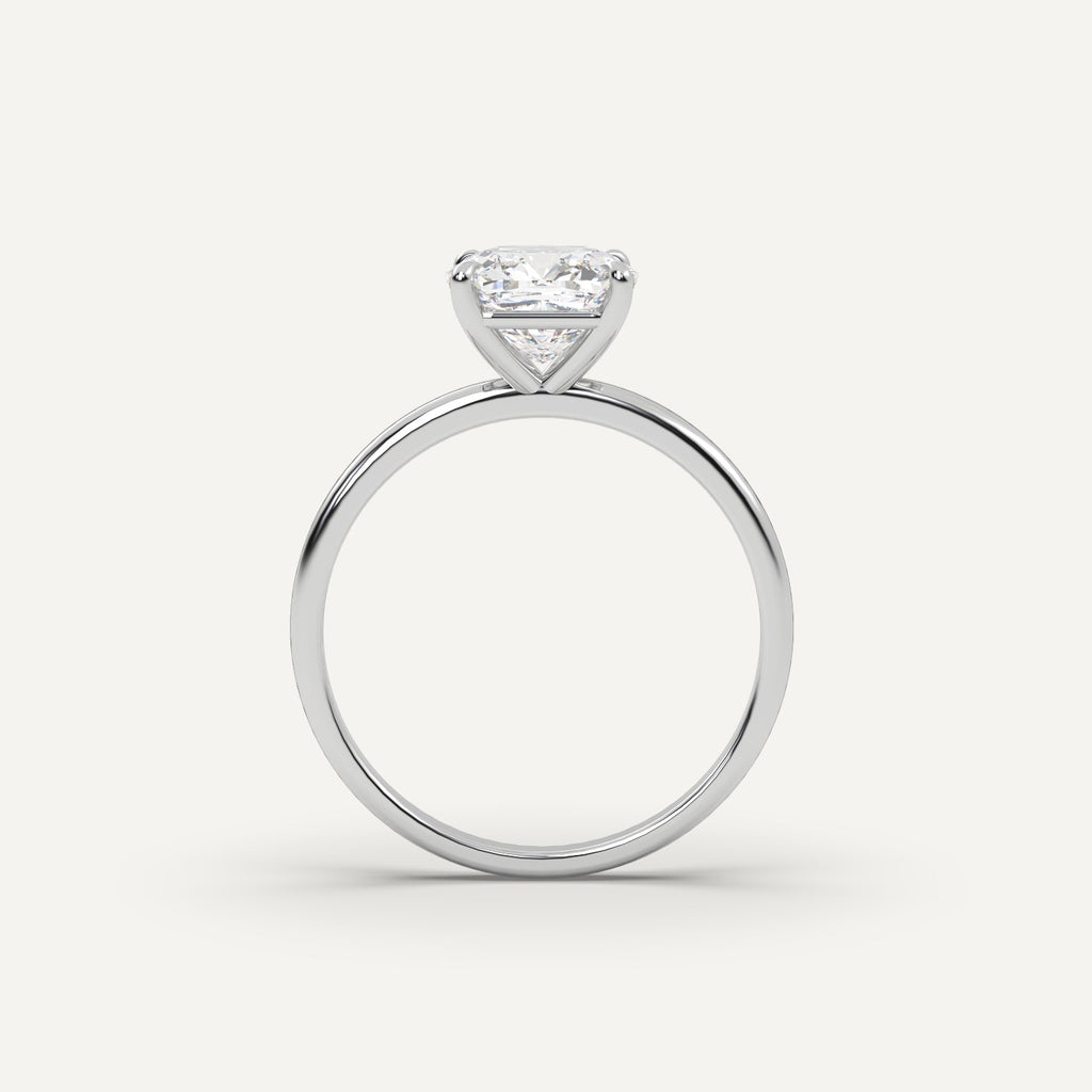 2 Carat Cushion Cut Engagement Ring In 950 Platinum