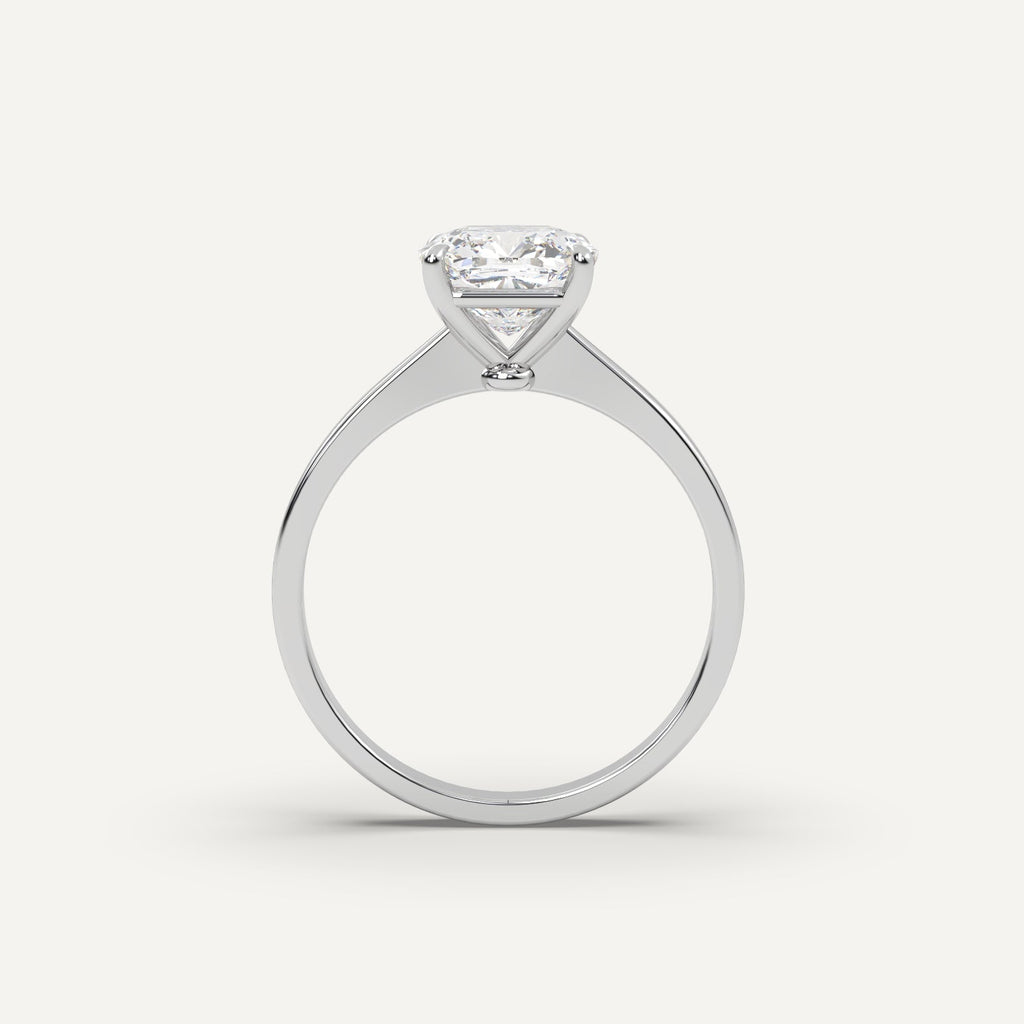 2 Carat Cushion Cut Engagement Ring In 950 Platinum