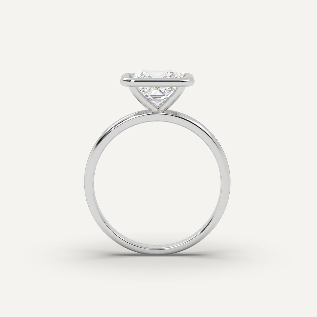 2 Carat Princess Cut Engagement Ring In 950 Platinum