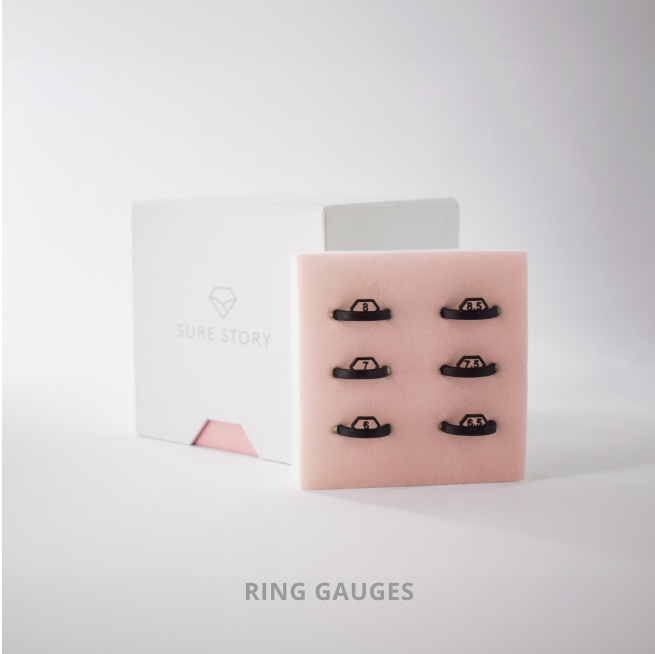 Ring Size Guages 3D Printed - Measure Your Ring Size At Home